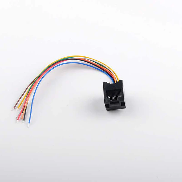 Jack Rj45 con cable  