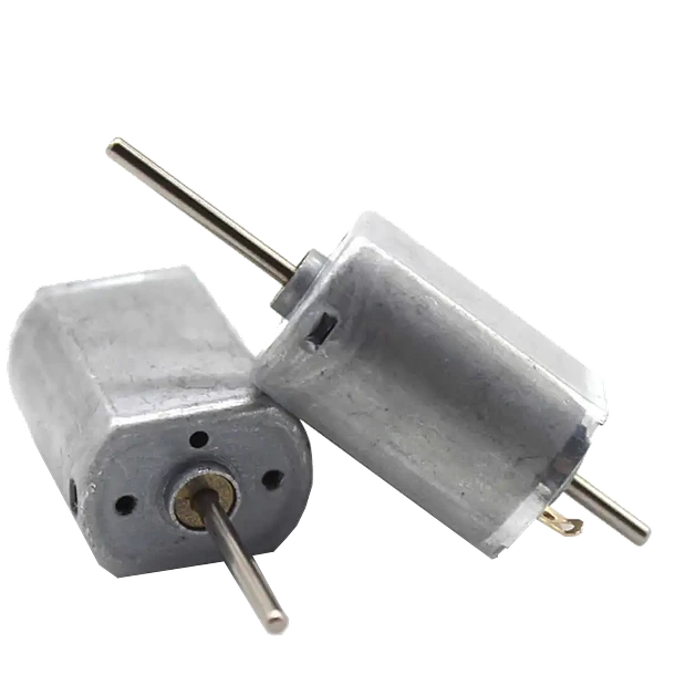 Motor Doble Eje 3v A 6v De 4,7500rpm 25x15x10mm A 200ma Con Eje De 18mm Y 8mm 