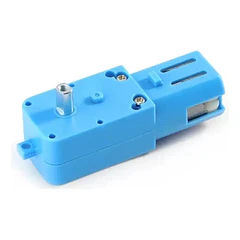 Motoreductor Azul Doble Eje Metalico