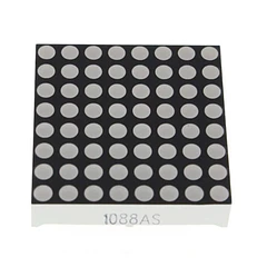 Matriz led 8x8 3cm display rojo