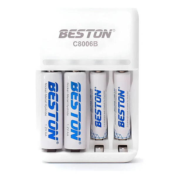 Cargador Cargador + 2 Pilas Recargables Aa + 2 Pilas Aaa Beston 1