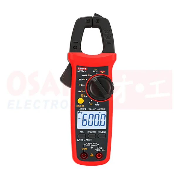 Pinza Voltiamperimétrica AC/DC UNI- T 204+ 3