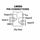 Amplificador Lm 393 smd lm393 2