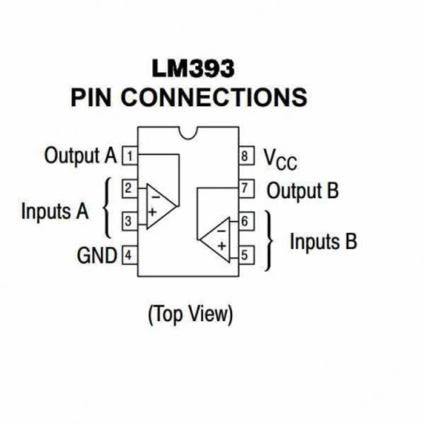 Amplificador Lm 393 smd lm393 2