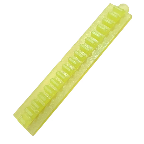 Cremallera plastica 9.5 cm sin fin 17 dientes 