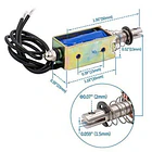 Solenoide Push Pull JF-0530B 5V 5N Carrera 10mm 300mA 3