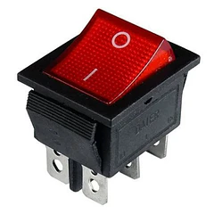 Switch Interruptor Balancin Grande Con Piloto 6 pines 2 Posiciones