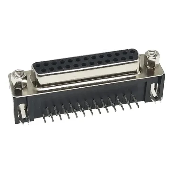 Conector DB25 hembra para circuito impreso 