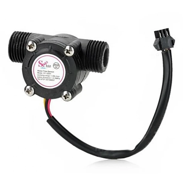 sensor de flujo de agua de 1/2″ YF-S201 