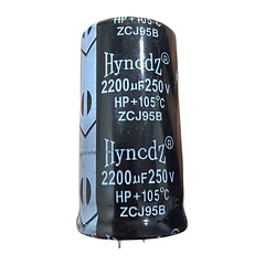 Capacitor Condensador 250v 2200uf Electrolítico 2200mf