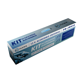 Alza vidrios electrónicos 2 puertas, Kit Hawk.