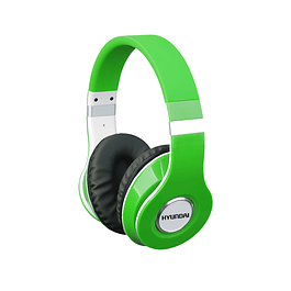 Audifono pro, Hyundai, HYMH801VB, Color verde/blanco.