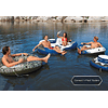 Intex 56822NP - Nevera hinchable Mega Chill, River Run, diámetro 89 cm