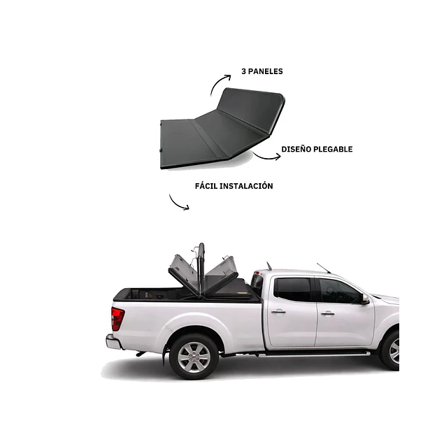 TAPA TRIFOLD NAVARA/NP300 2015 +