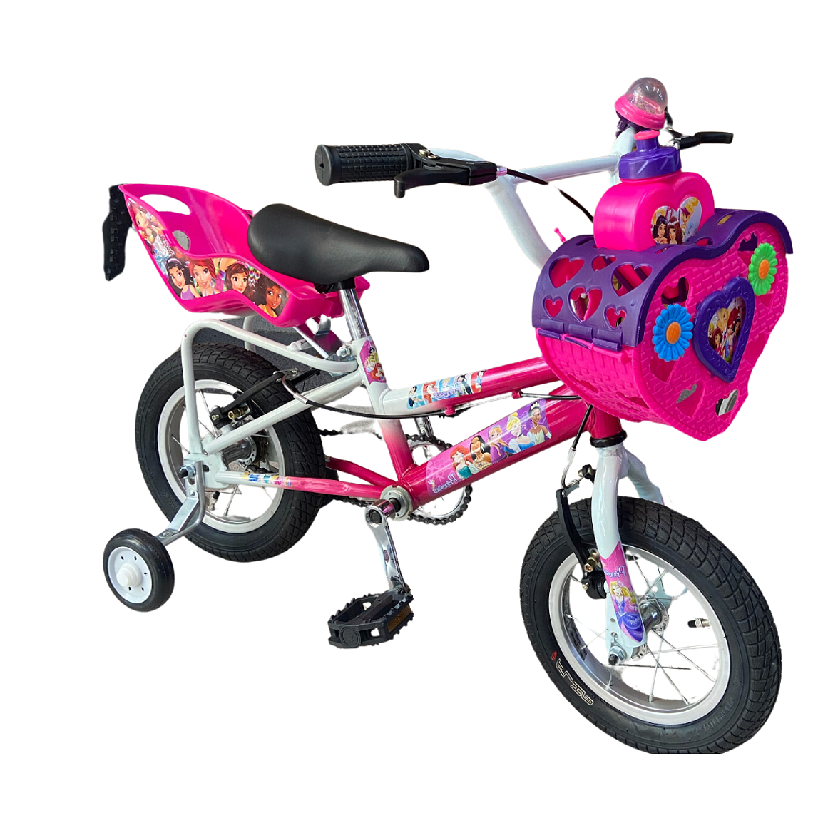 BICICLETA RIN #12 PRINCESS ACCESORIOS 1