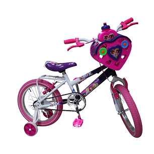 BICICLETA RIN 16 PRINCESS SC CANASTA 