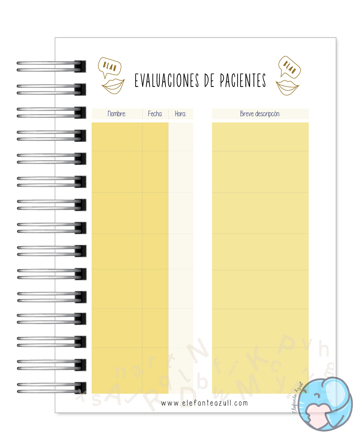 Agenda Fonoaudiologia 2026 5