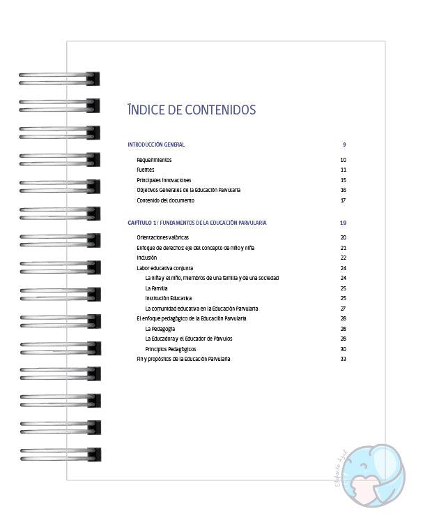 Bases Curriculares Educación Parvularia 2