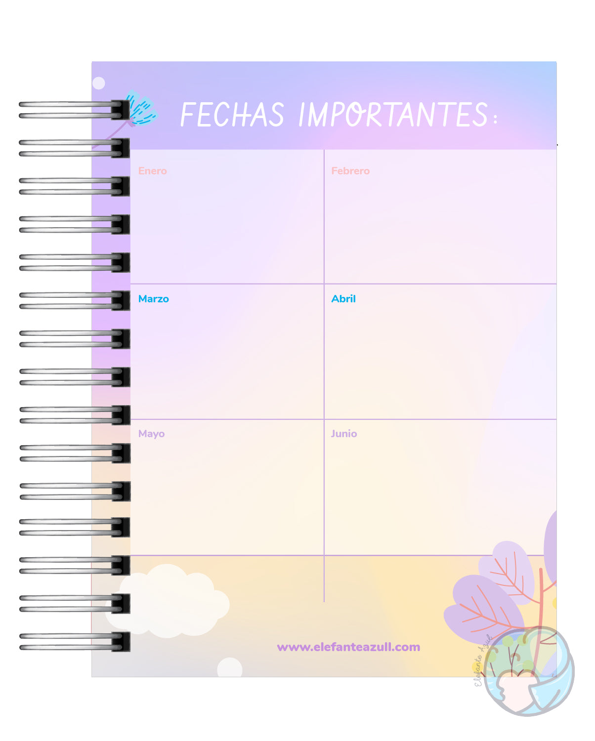 Agenda Super Mamá  4