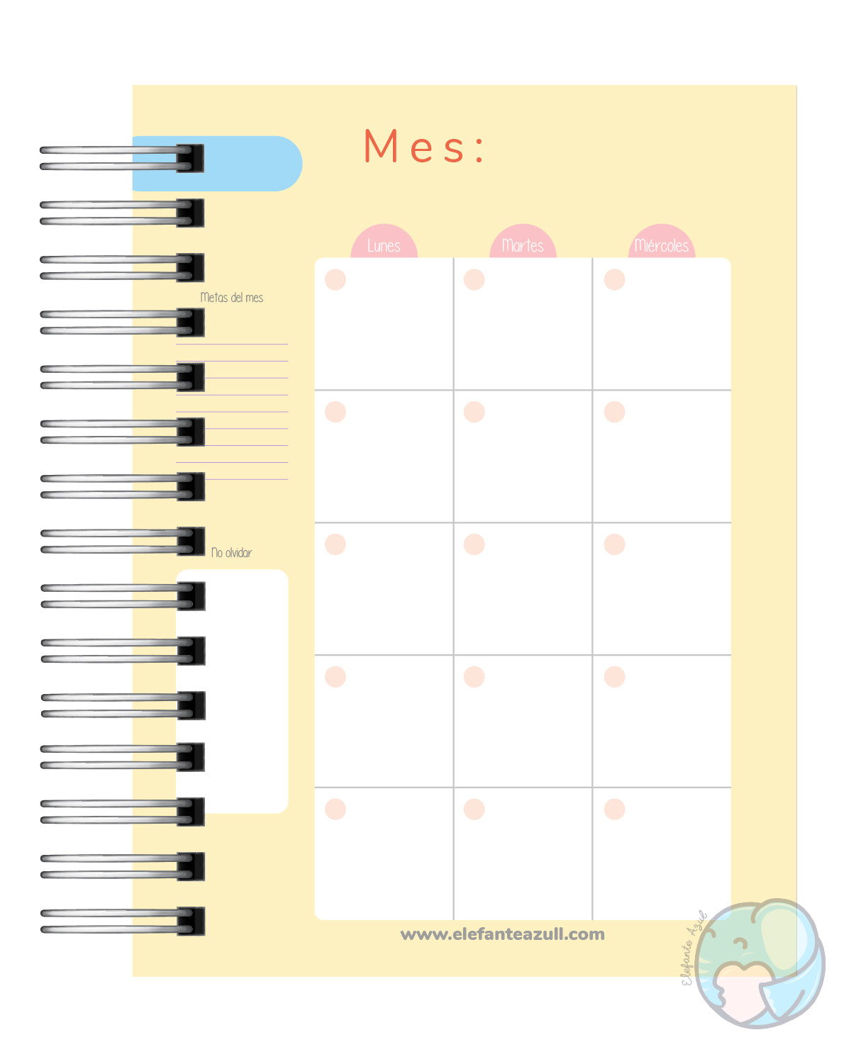 Agenda Super Mamá  9