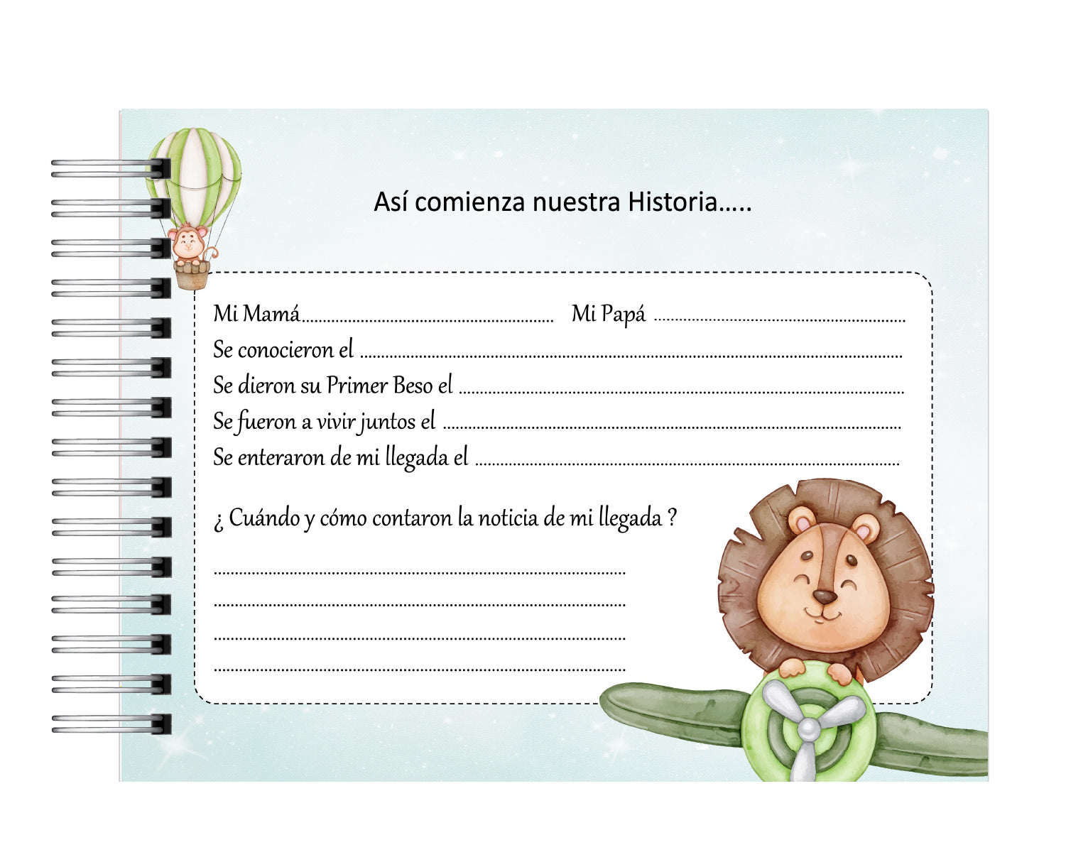 Álbum de recuerdos de bebe de 0- 10 años 2