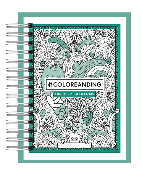 Coloreando Cactus y Suculentas