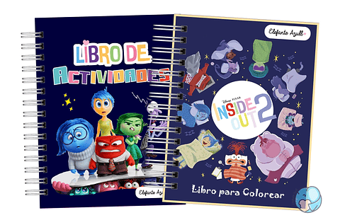 Duo Pack Intensamente! " Libro de Actividades + Libro de colorear "