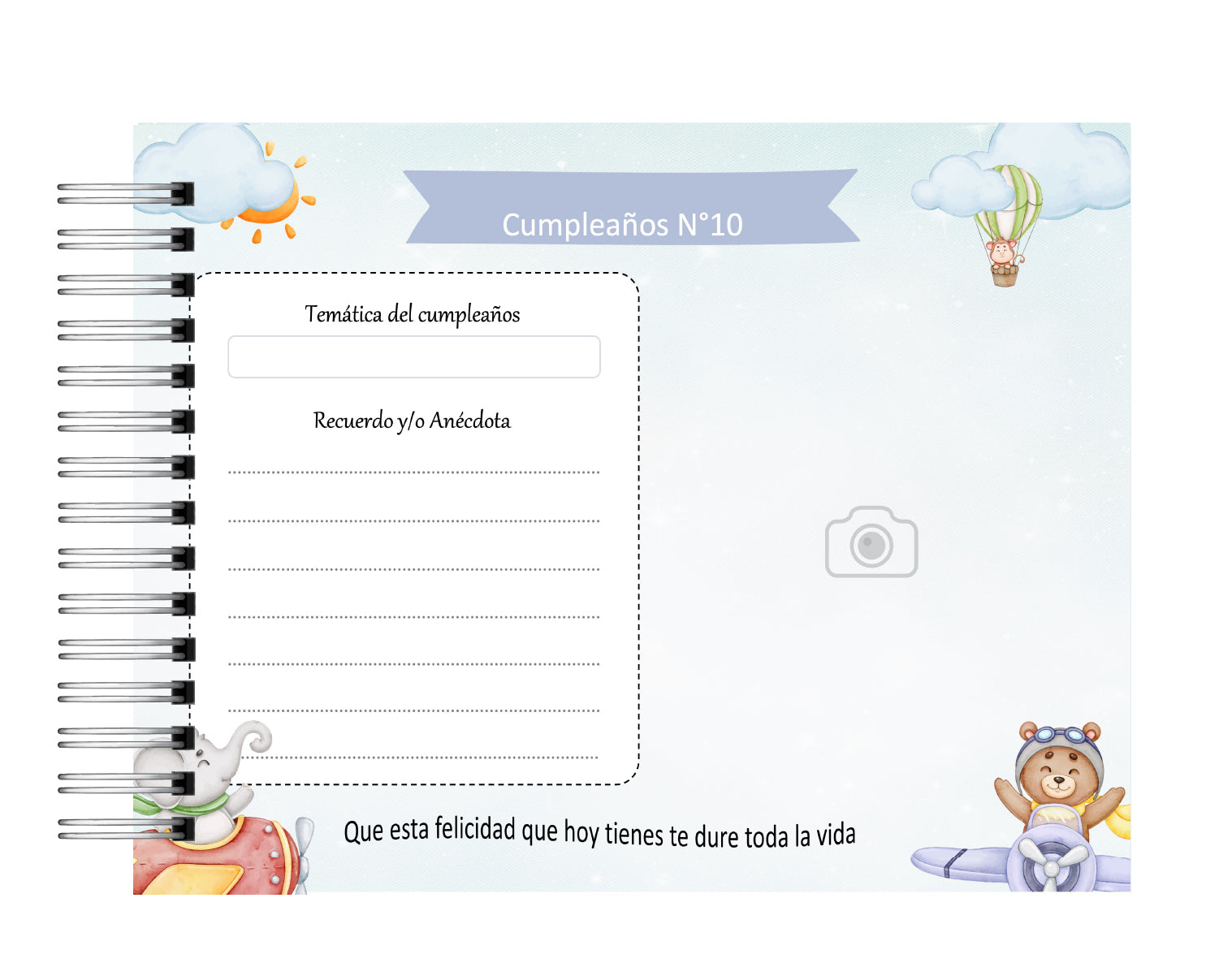 Álbum de recuerdos de bebe de 0- 10 años 13