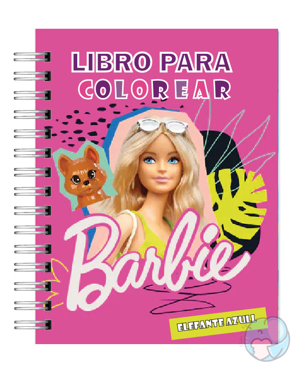 Libro para colorear Barbie 1
