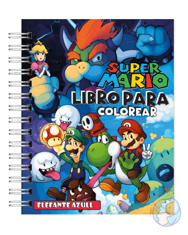 Libro para colorear Super Mario 3