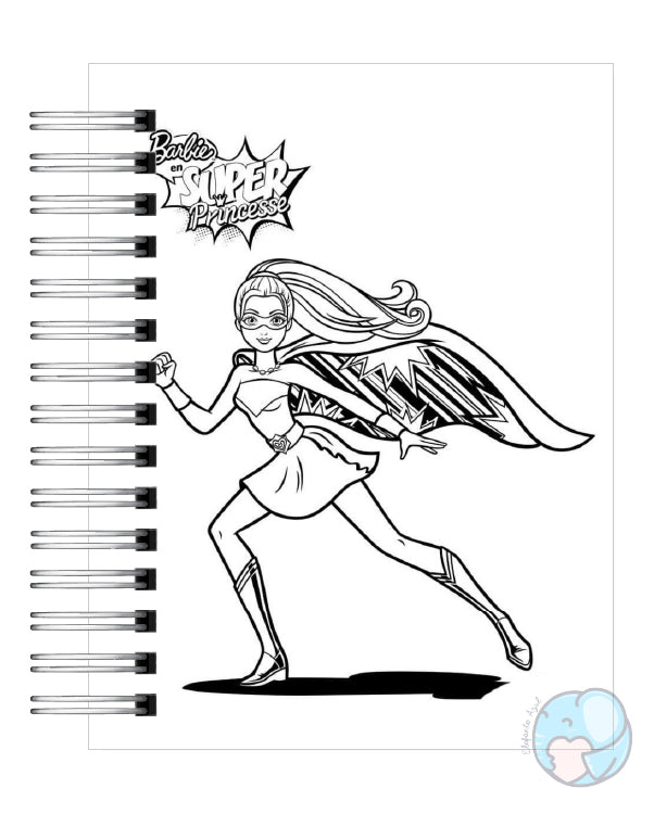 Libro para colorear Barbie 5