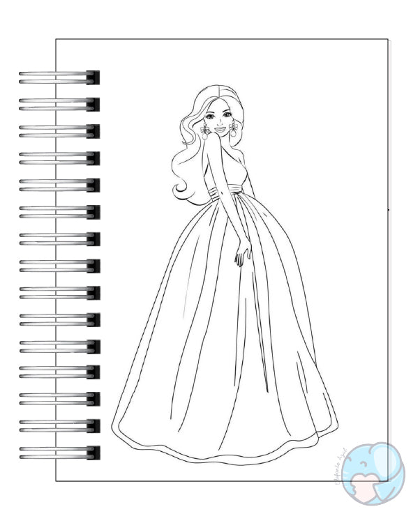 Libro para colorear Barbie 6