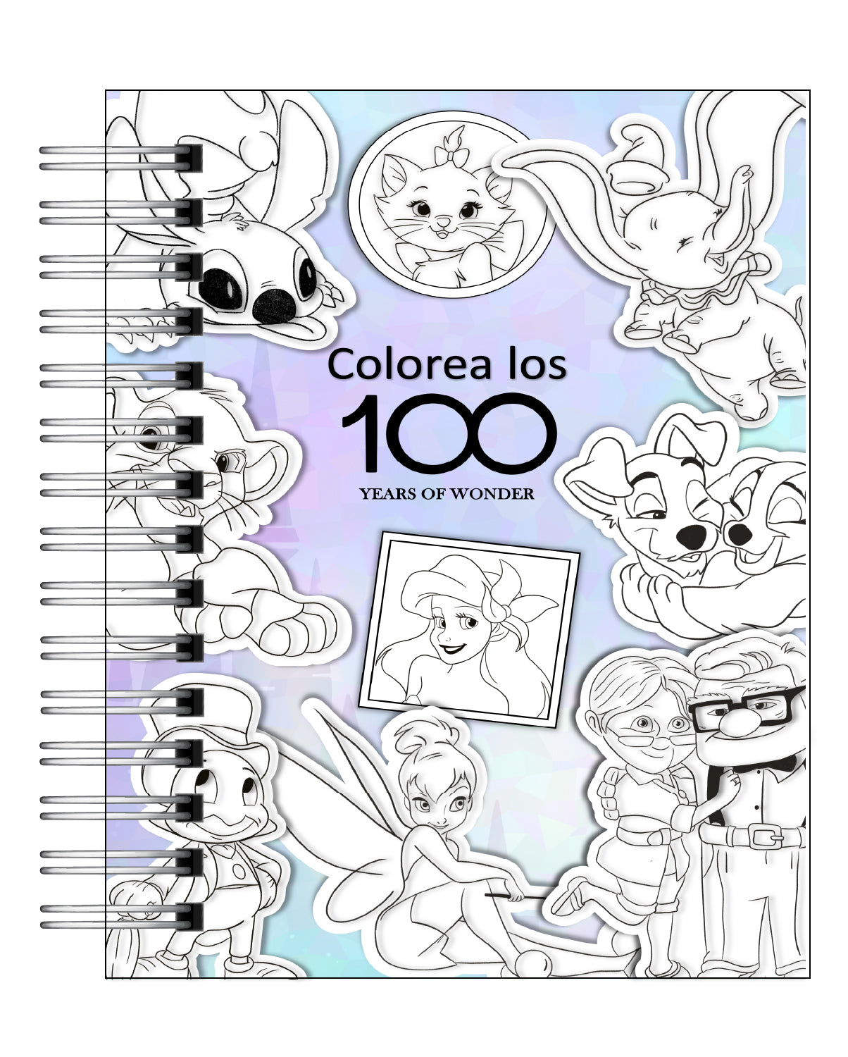 Libro para colorear y de actividades  Disney 100 years 1