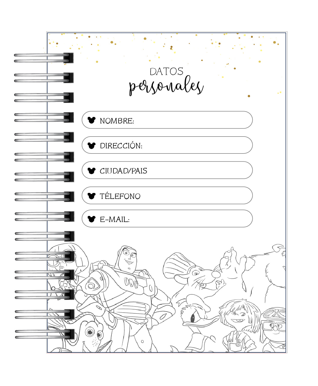 Libro para colorear y de actividades  Disney 100 years 2