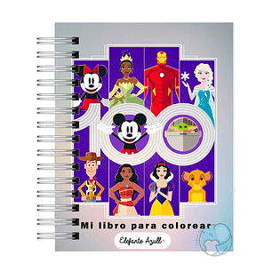 Libro para colorear personajes Pixar