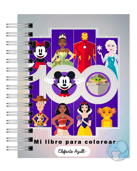 Libro para colorear personajes Pixar