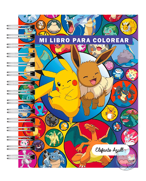 Libro para colorear Pokemon