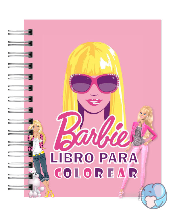 Libro para colorear Barbie 9