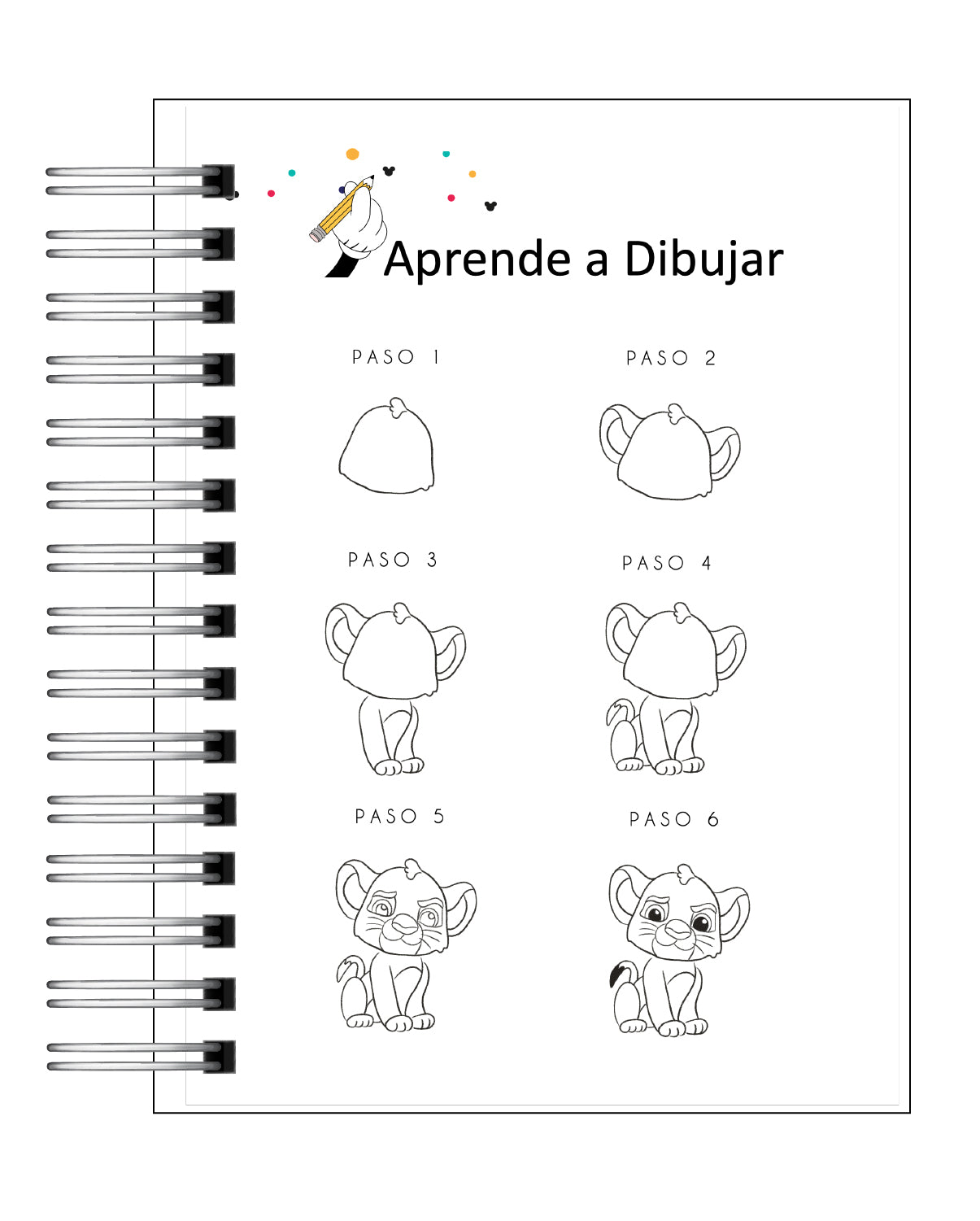 Libro para colorear y de actividades  Disney 100 years 5