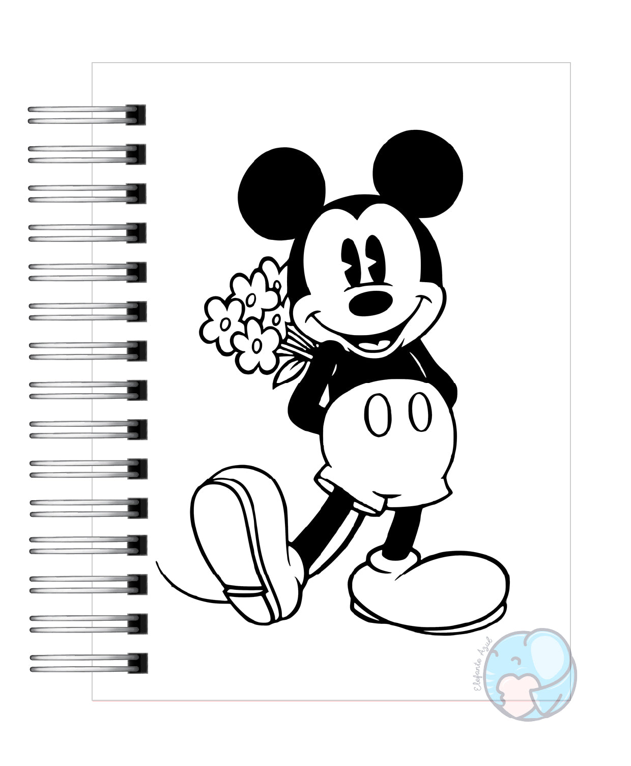 Libro para colorear Mickey Mouse 2