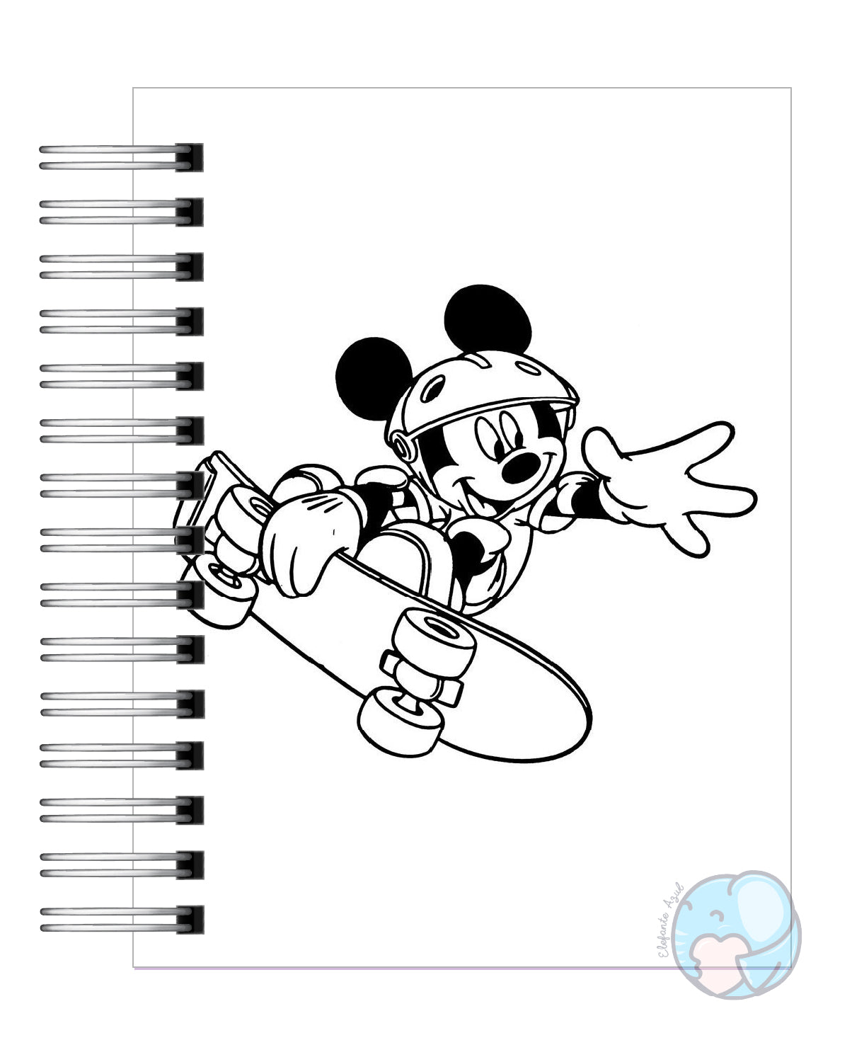 Libro para colorear Mickey Mouse 3