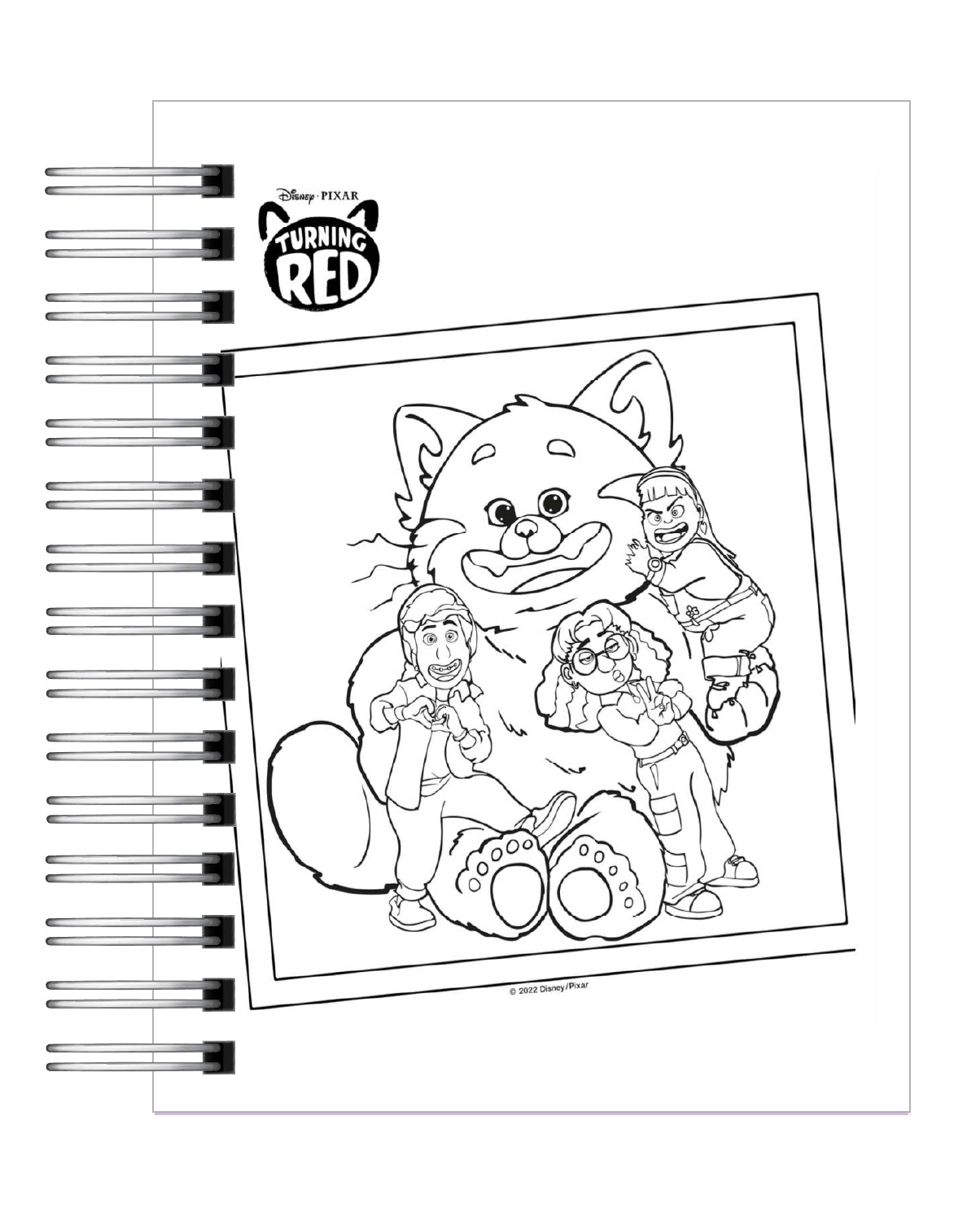 Libro para colorear personajes Pixar 3