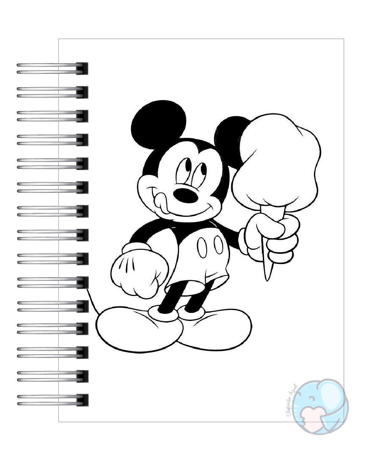 Libro para colorear Mickey Mouse 5