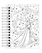 Libro Para Colorear Antiestrés  Frozen II - Miniatura 3