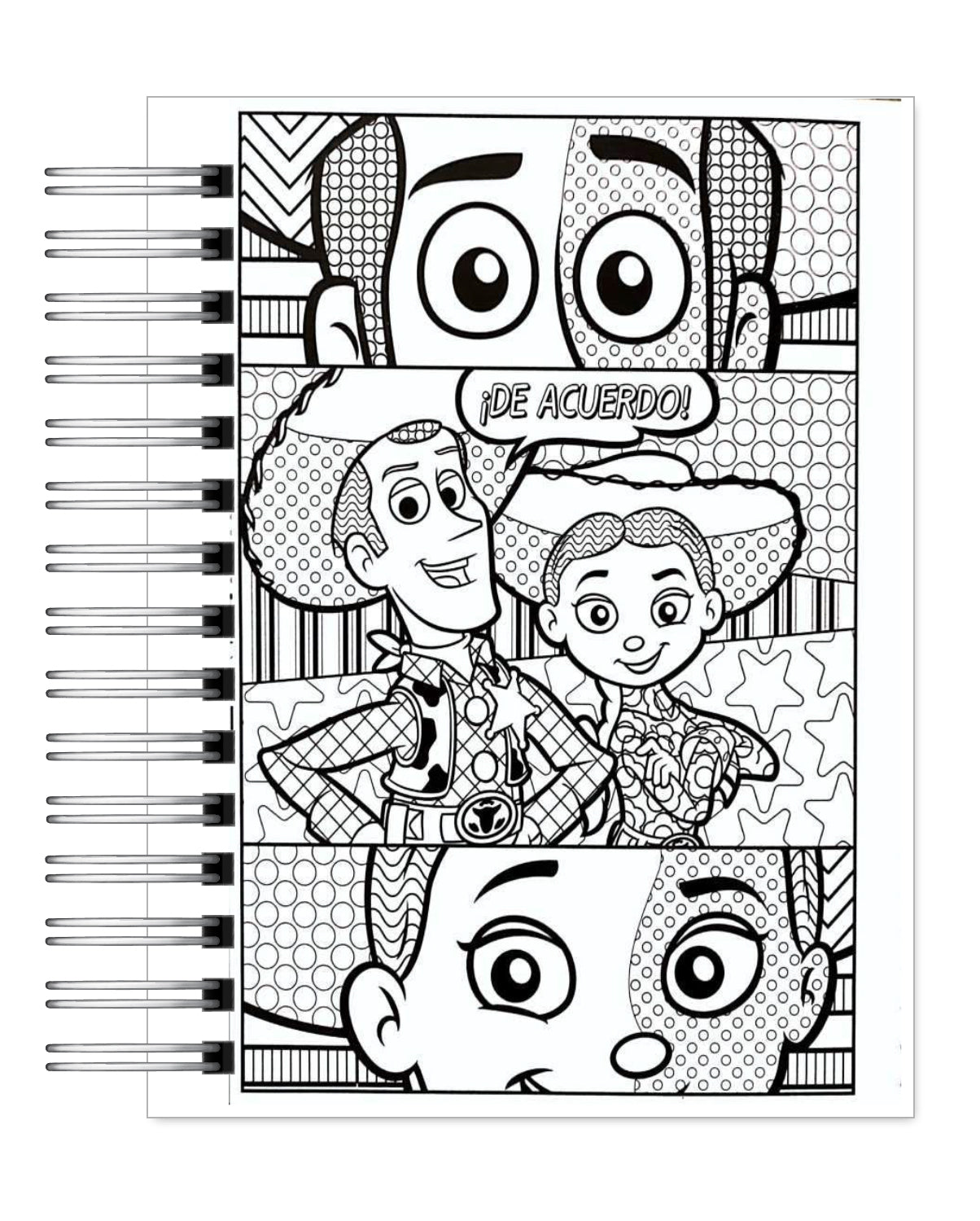 Libro para colorear personajes Pixar 4