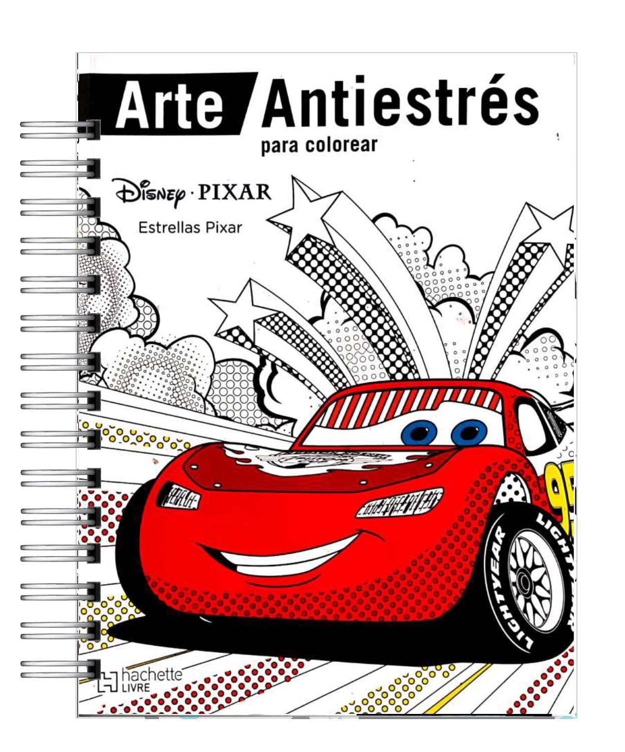 Libro Para Colorear Antiestrés Estrellas Pixar 1