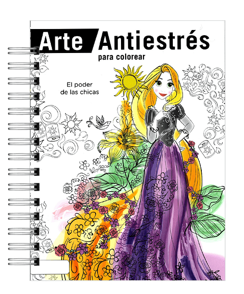 Libro Para Colorear Antiestrés El poder de las chicas