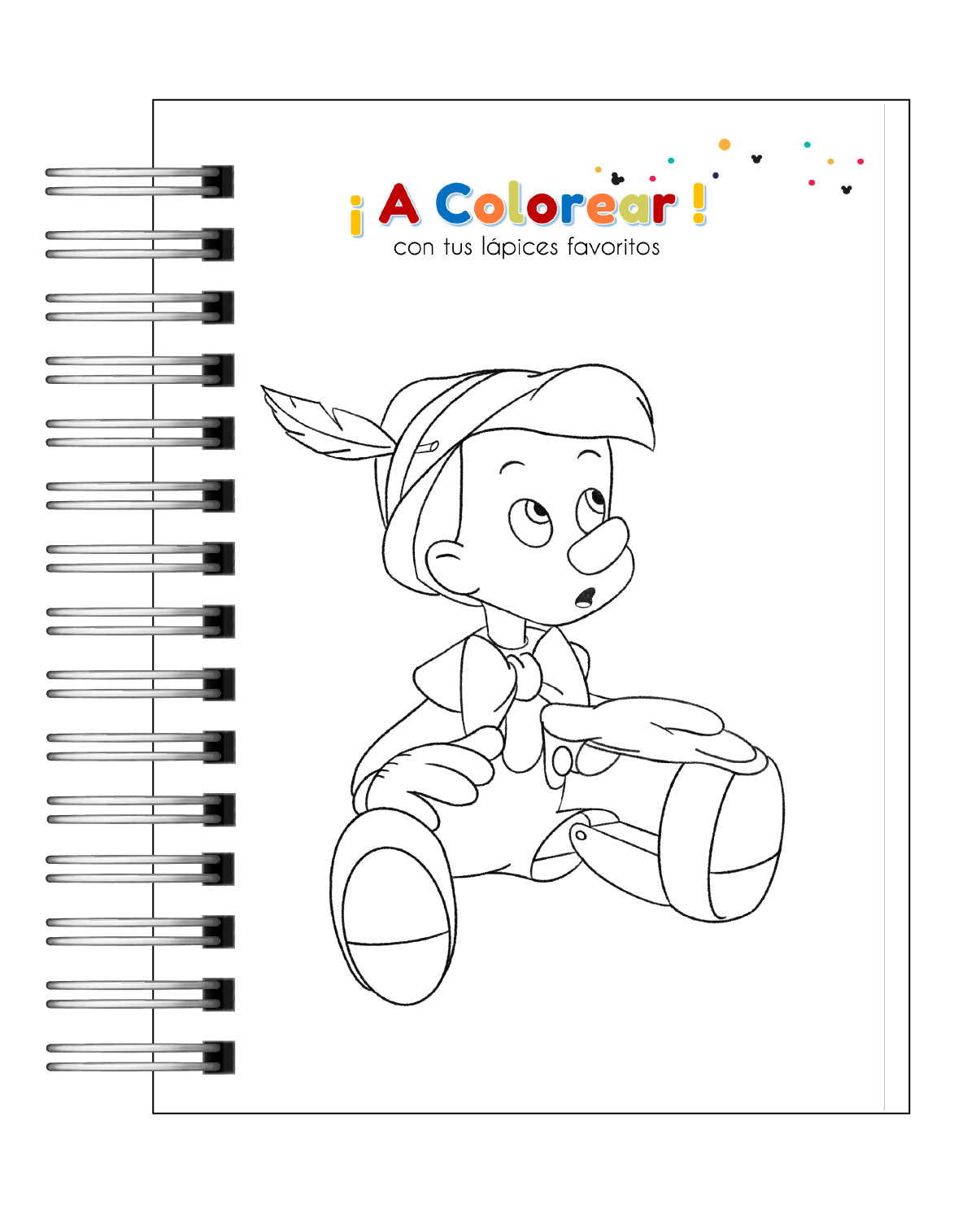 Libro para colorear y de actividades  Disney 100 years 9