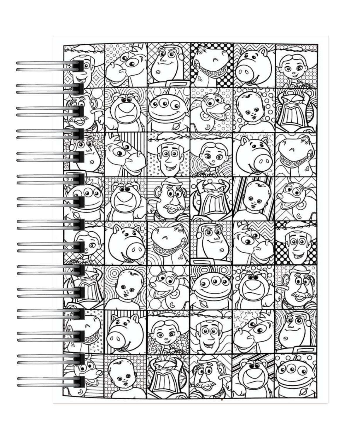 Libro Para Colorear Antiestrés Estrellas Pixar 2