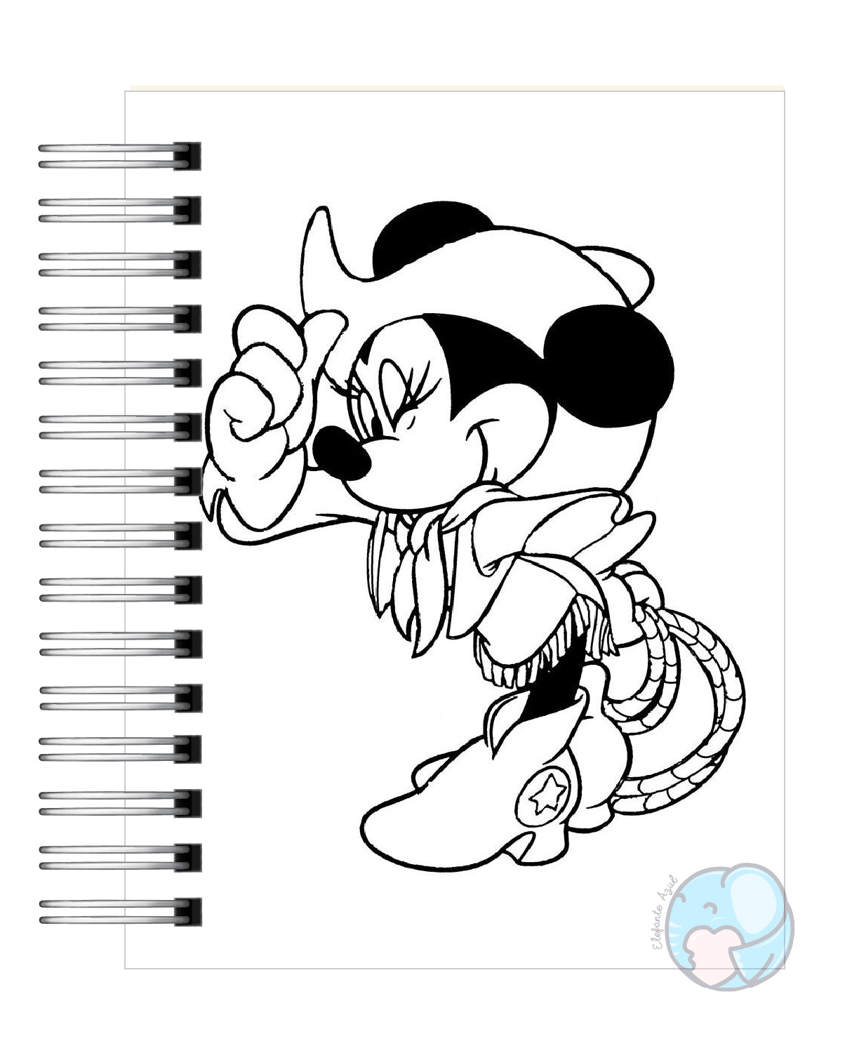 Libro para colorear Mickey Mouse 8